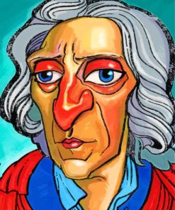 John Locke Caricature Art Paint By Numbers