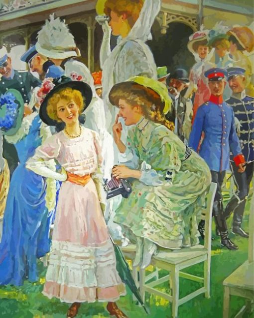 Ladies At The Races Paint By Number
