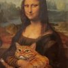 Leonardo Mona Lisa Cat Paint By Numbers