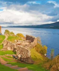 Loch Ness Scotland Landscape Paint By Numbers