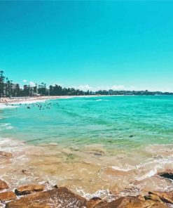Manly Beach Paint By Numbers