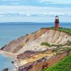 Marthas Vineyard Gay Head Lighthouse Paint By Numbers