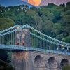 Menai Bridge With Moon View Paint By Number