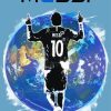 Messi Silhouette Paint By Numbers