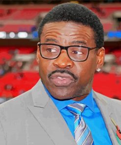 Michael Irvin Commentator Paint By Number