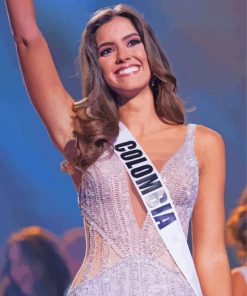 Miss Universe Paulina Vega Dieppa Paint By Numbers
