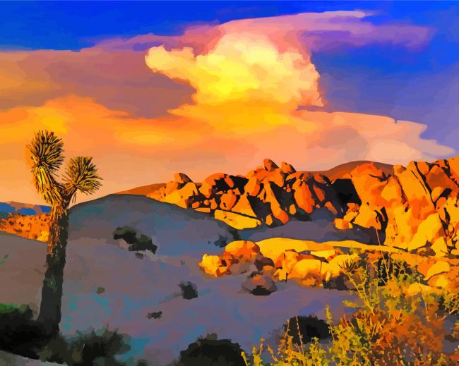 Mojave Desert California Paint By Numbers