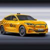 Mustang Ford Yellow Taxi Paint By Numbers