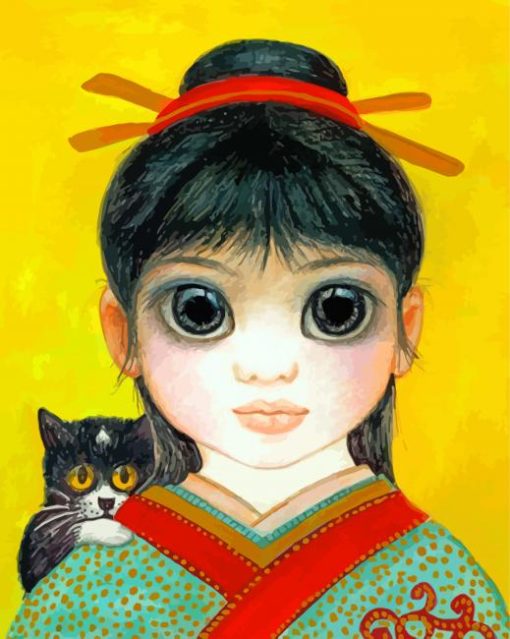 My Buddy By Margaret Keane Paint By Numbers