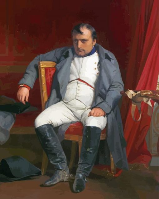 Napoleon At fontainebleau By Paul Delaroche Paint By Numbers