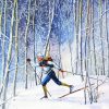 Nordic Skier Paint By Number