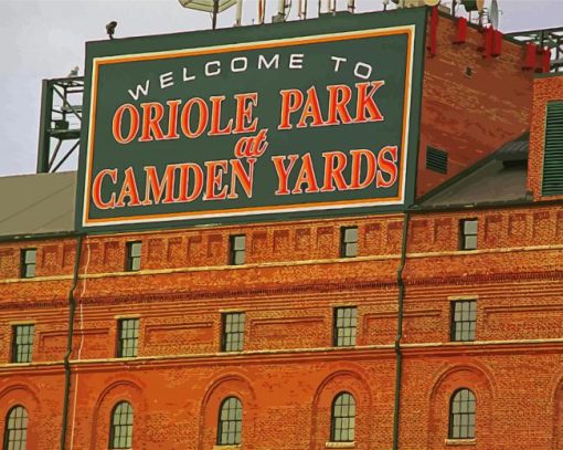 Oriole Park at Camden Yards Paint By Number