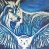 Owl And Wolf Art Paint By Number