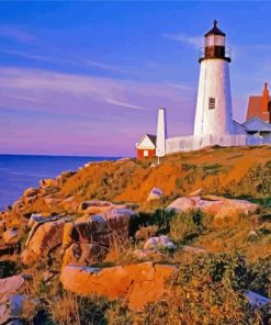 Pemaquid Point Light Paint By Number