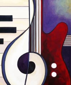 Piano Guitar Paint By Numbers