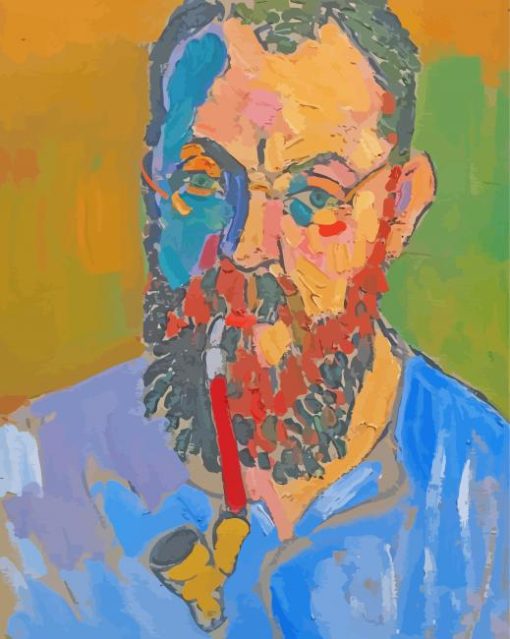 Portrait Of Matisse By Andre Derain Paint By Number
