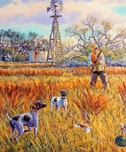 Quail Hunting Art Paint By Numbers