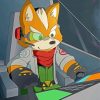 Red Fox Mccloud Star Fox Paint By Numbers