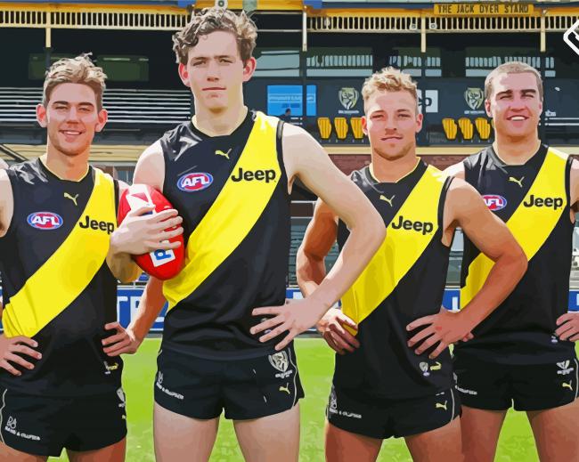 Richmond Tigers Paint By Numbers