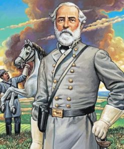 Robert E Lee Art Paint By Numbers
