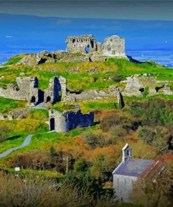 Rock Of Dunamase View Paint By Number