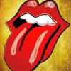 Rolling Stones Logo Paint By Number