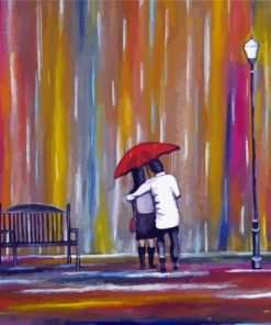 Romance Rain Art Paint By Numbers