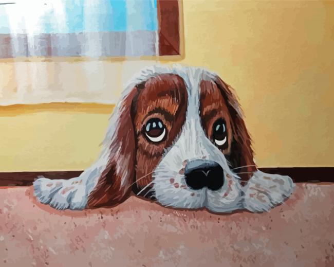 Sad Dog Paint By Numbers