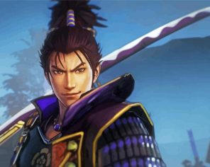 Samurai Warriors Video Game Character Paint By Numbers