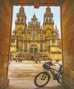 Santiago De Compostela Art Paint By Numbers