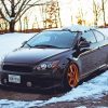 Scion Tc In The Snow Paint By Numbers