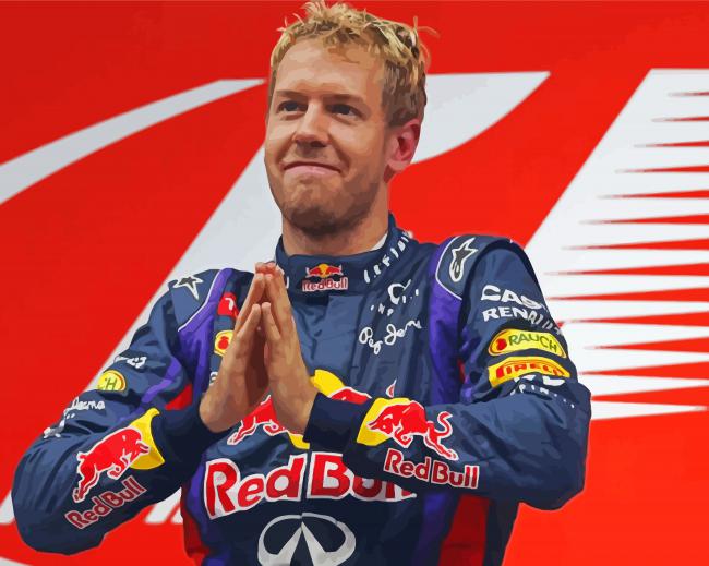 Sebastian Vettel Paint By Numbers