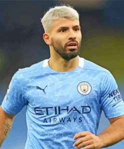 Sergio Aguero Paint By Numbers