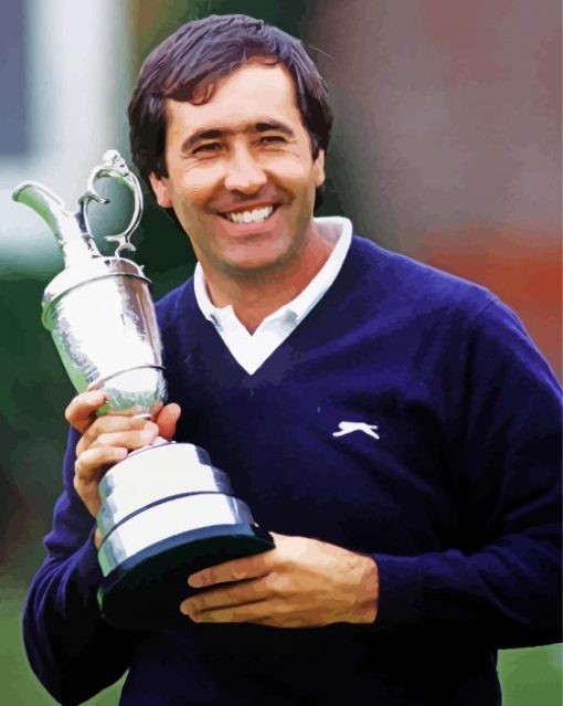 Seve Ballesteros Golf Player Paint By Numbers