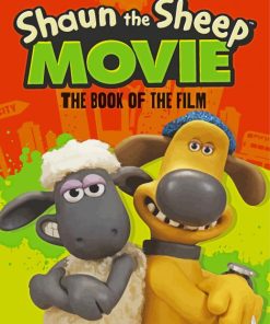 Shaun The Sheep Poster Paint By Number