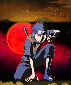 Shisui Uchiha Naruto Character Paint By Numbers