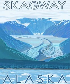Skagway Alaska Poster Paint By Number
