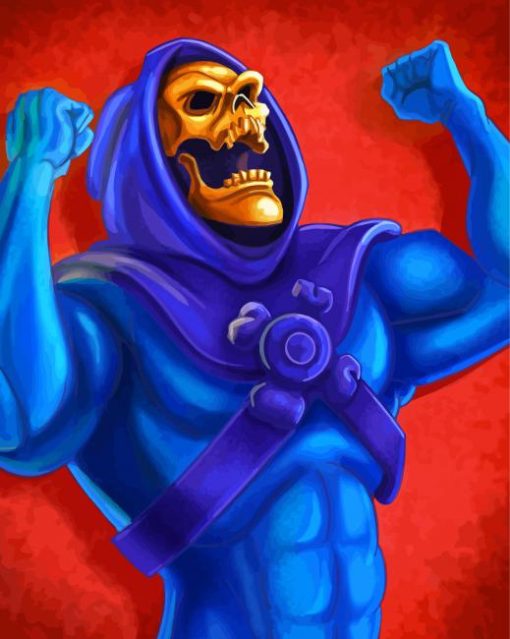 Skeletor He Man The Power Sword Paint By Numbers