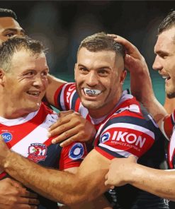 Sydney Roosters Rugby League Players Paint By Number