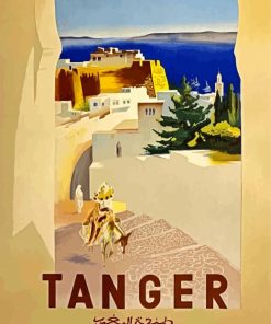 Tangier Morocco Poster Paint By Number
