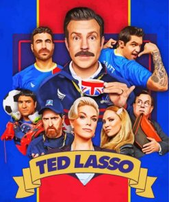Ted Lasso Serie Poster Paint By Numbers