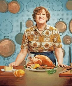 Television Personality Julia Child Paint By Number