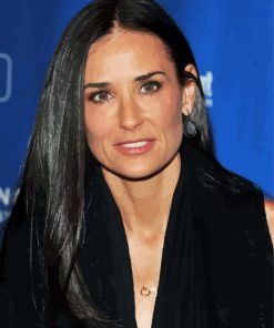 The American Actress Demi Moore Paint By Number