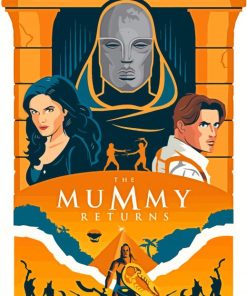 The Mummy Returns Poster Paint By Numbers