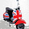 UK Mod Scooter Paint By Number