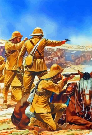 UK Soldiers Art Paint By Numbers