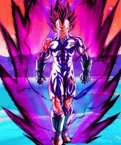 Ultra Ego Vegeta Dragon Ball Paint By Numbers