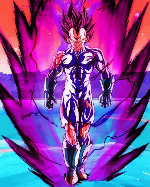 Ultra Ego Vegeta Dragon Ball Paint By Numbers