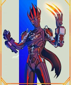 Valkyr Warframe Game Character Paint By Numbers