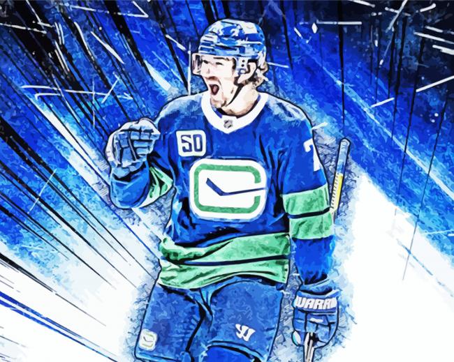 Vancouver Canucks Player Paint By Number